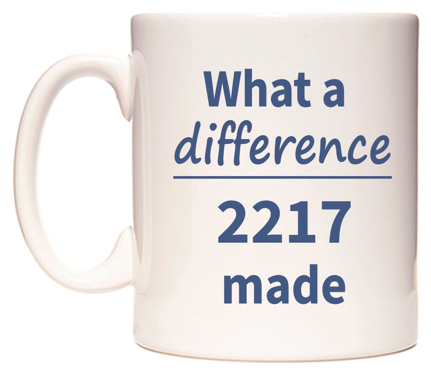 What a difference 2217 made Mug