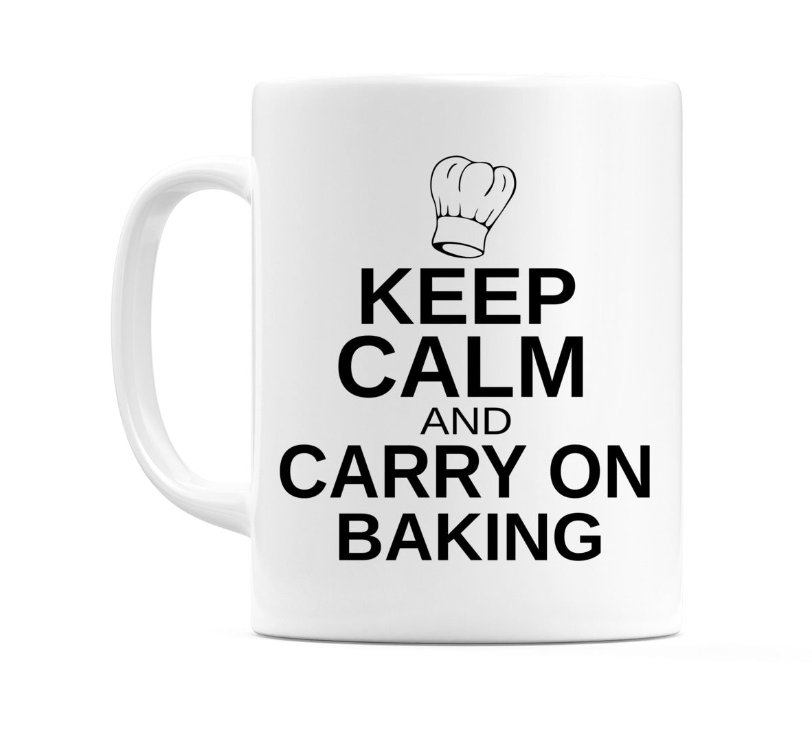 Keep Calm And Carry On Baking Mug