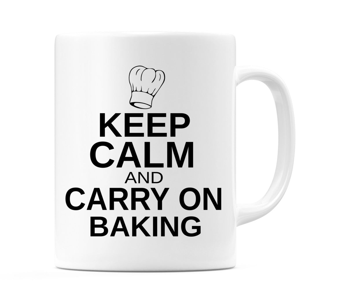Keep Calm And Carry On Baking Mug