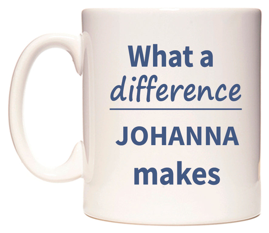 What a difference JOHANNA makes Mug