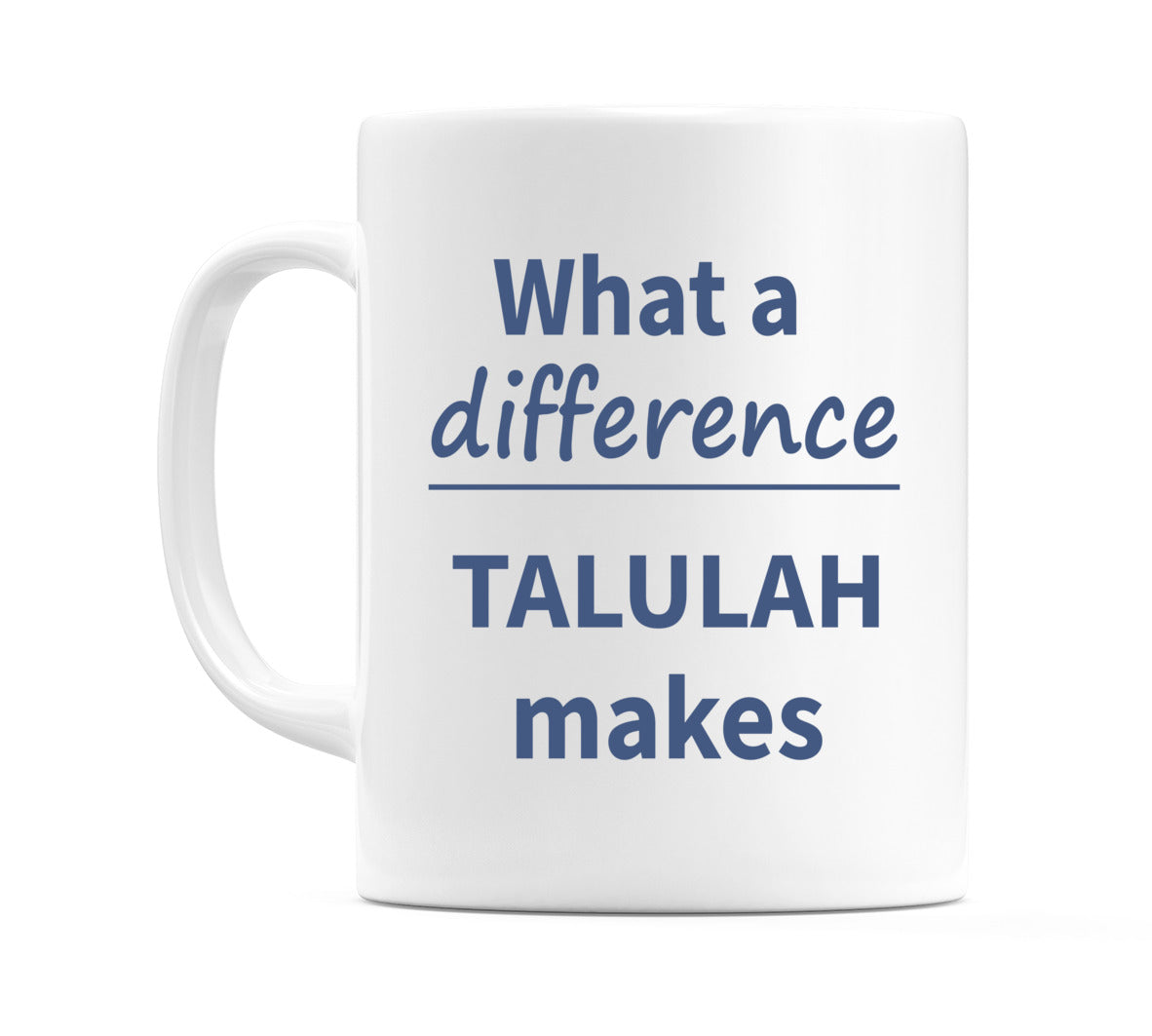 What a difference TALULAH makes Mug