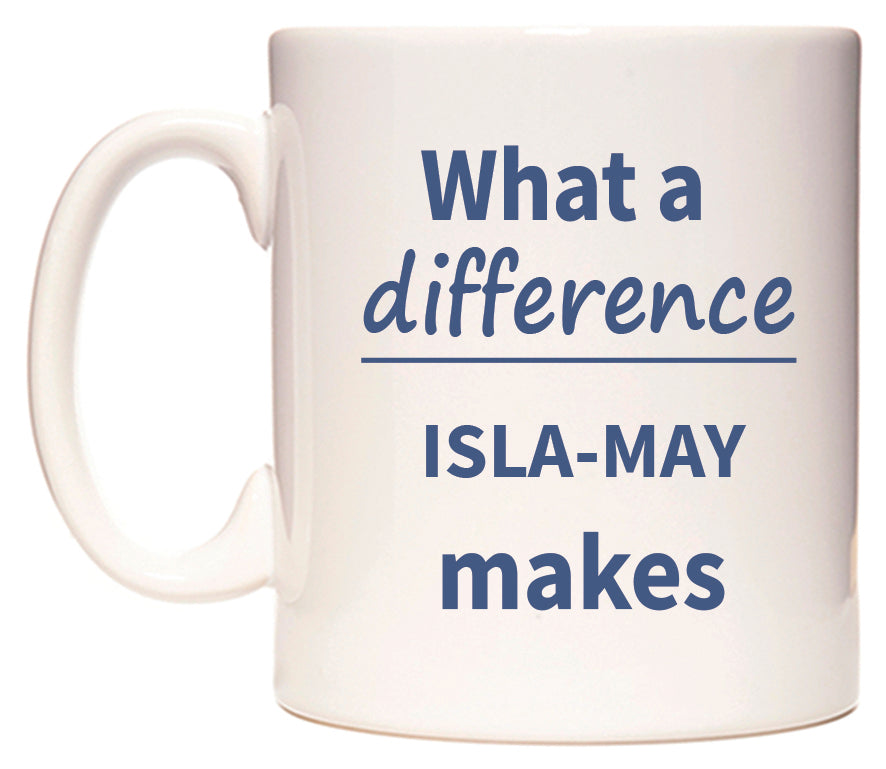 What a difference ISLA-MAY makes Mug