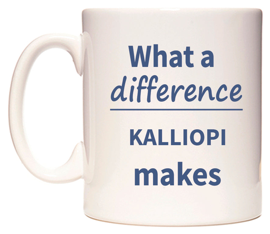 What a difference KALLIOPI makes Mug