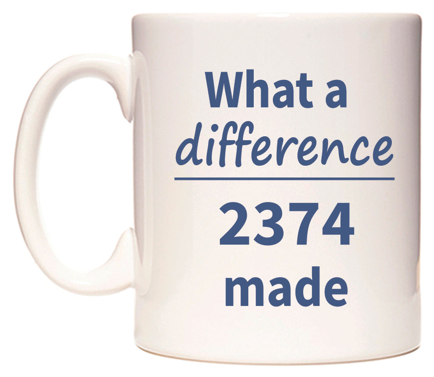 What a difference 2374 made Mug