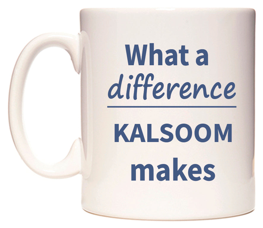 What a difference KALSOOM makes Mug