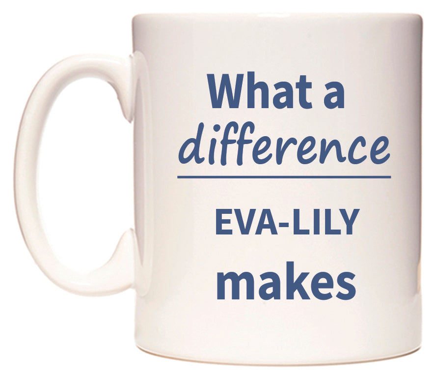 What a difference EVA-LILY makes Mug