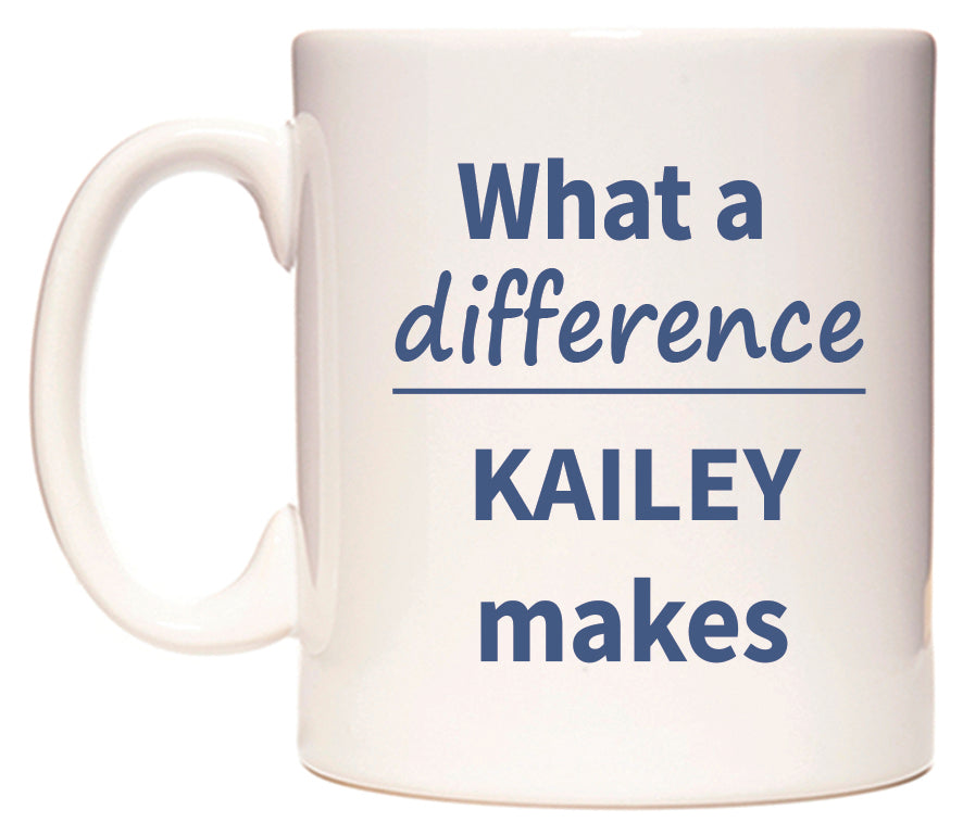 What a difference KAILEY makes Mug