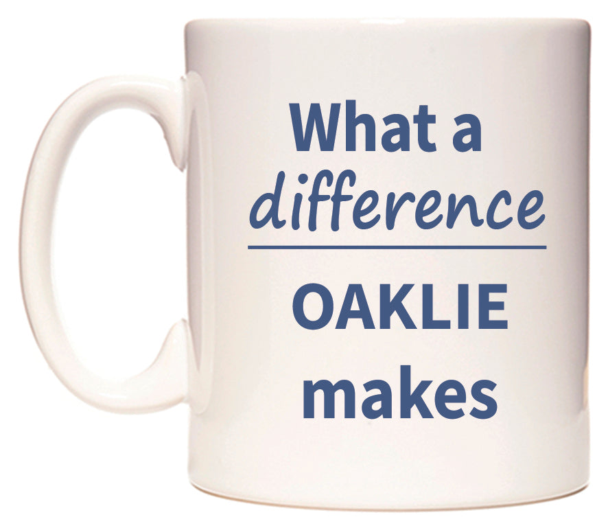 What a difference OAKLIE makes Mug
