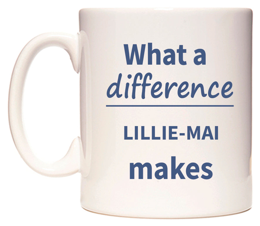 What a difference LILLIE-MAI makes Mug