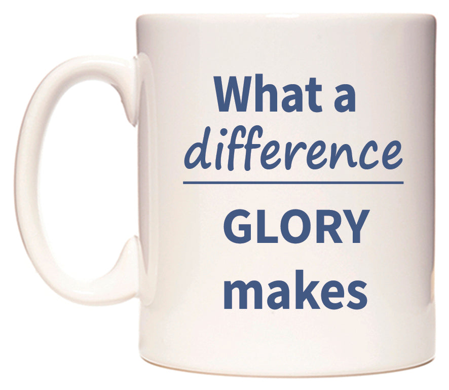 What a difference GLORY makes Mug