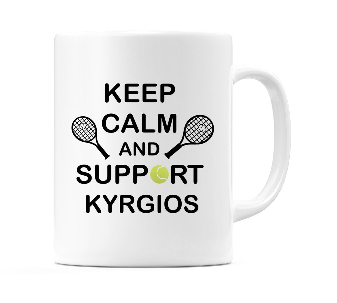 Keep Calm And Support Kyrgios Mug