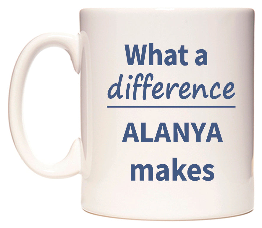 What a difference ALANYA makes Mug