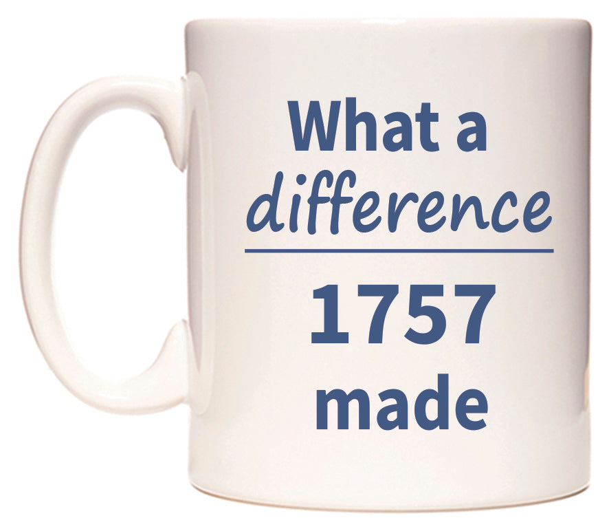 What a difference 1757 made Mug