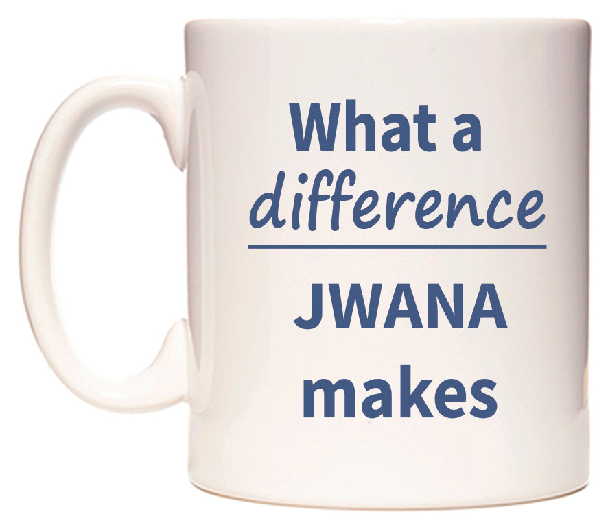 What a difference JWANA makes Mug