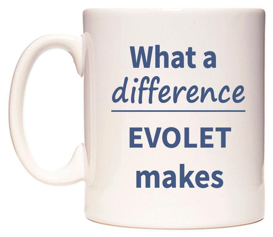 What a difference EVOLET makes Mug