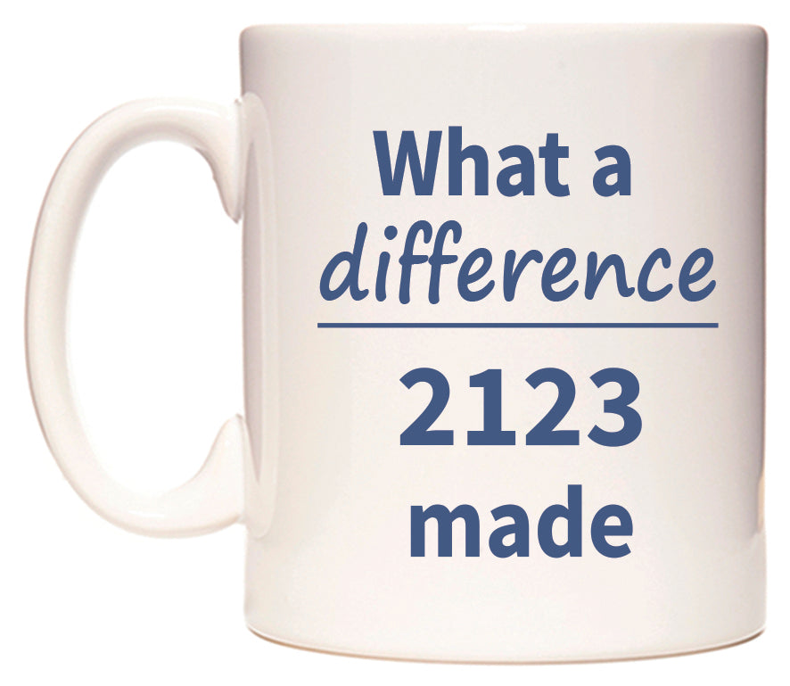 What a difference 2123 made Mug