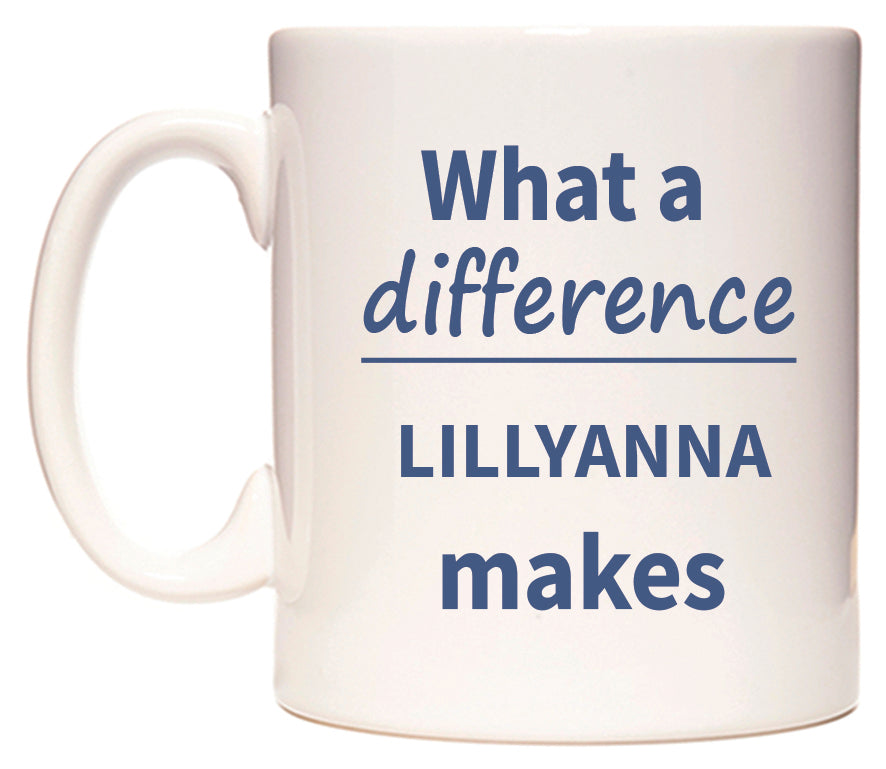 What a difference LILLYANNA makes Mug
