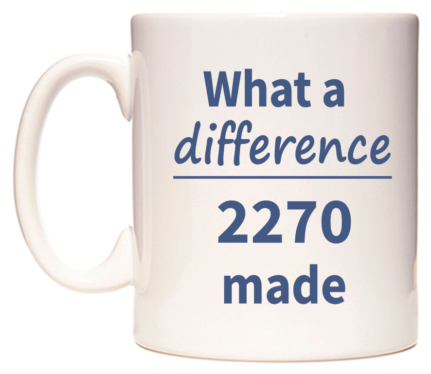 What a difference 2270 made Mug