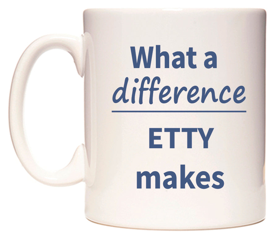 What a difference ETTY makes Mug