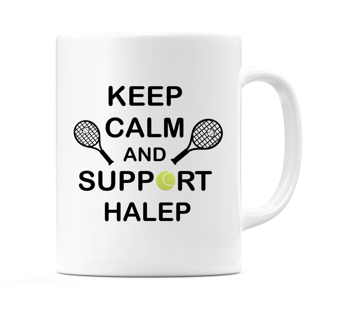Keep Calm And Support Halep Mug
