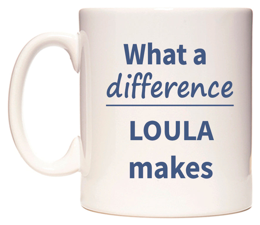 What a difference LOULA makes Mug