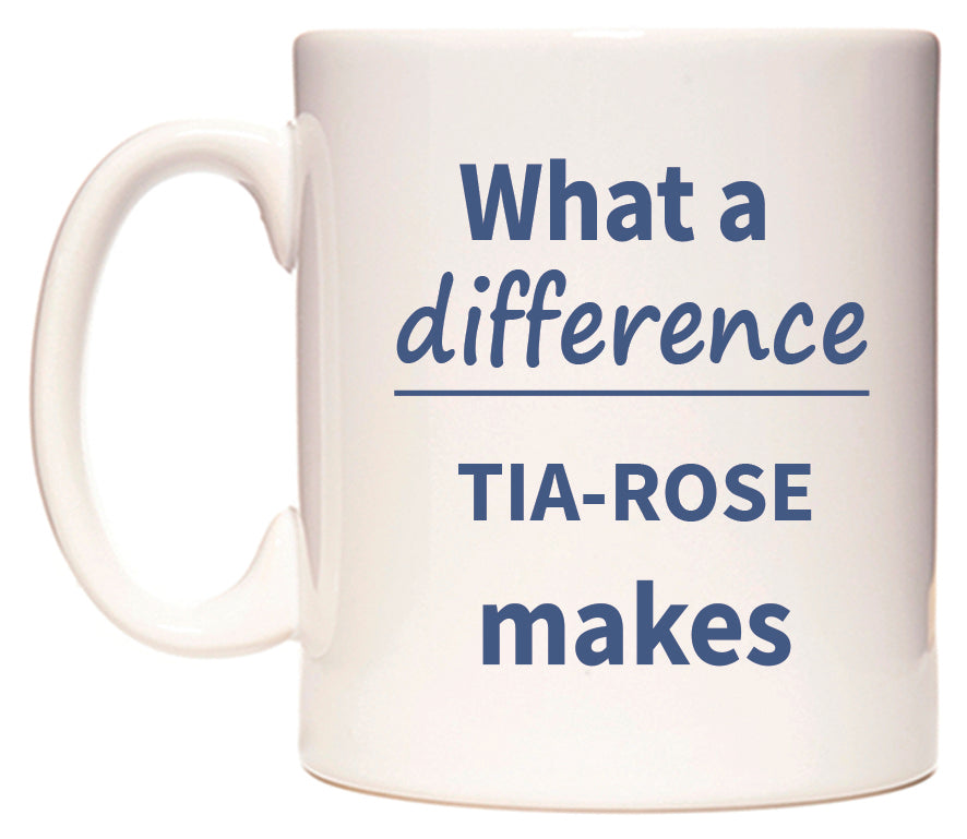 What a difference TIA-ROSE makes Mug