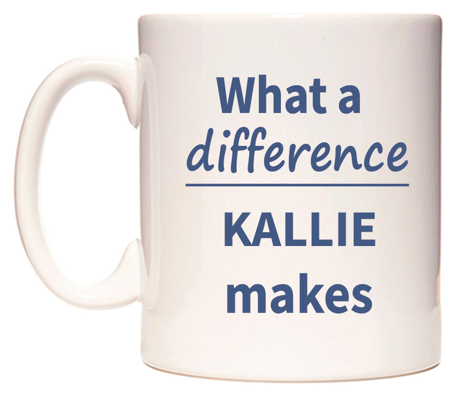 What a difference KALLIE makes Mug