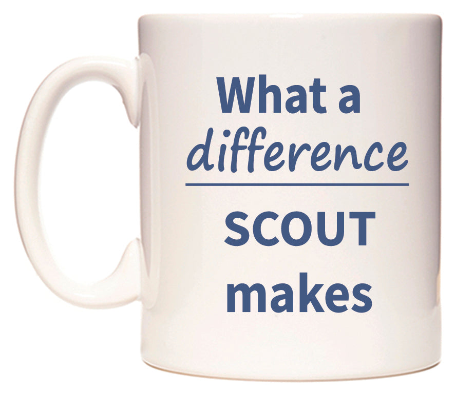 What a difference SCOUT makes Mug