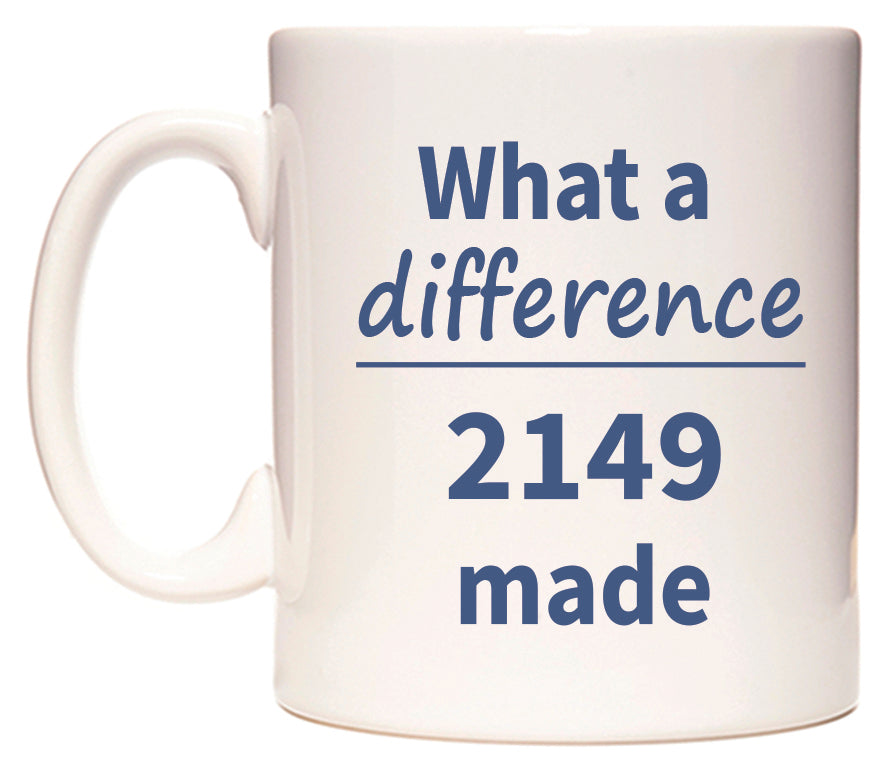 What a difference 2149 made Mug