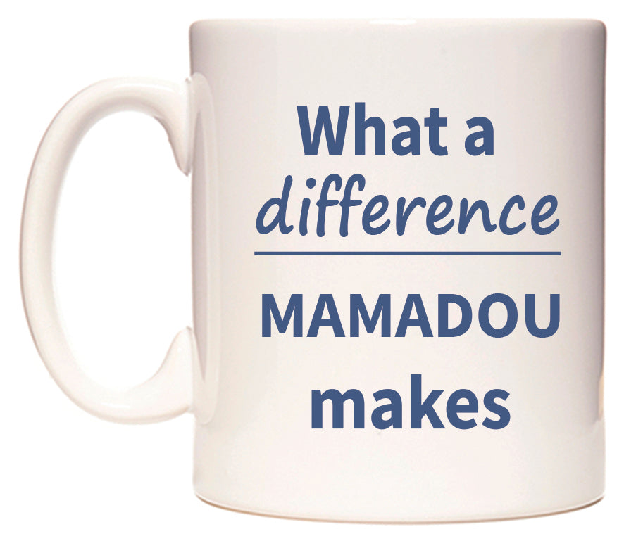 What a difference MAMADOU makes Mug