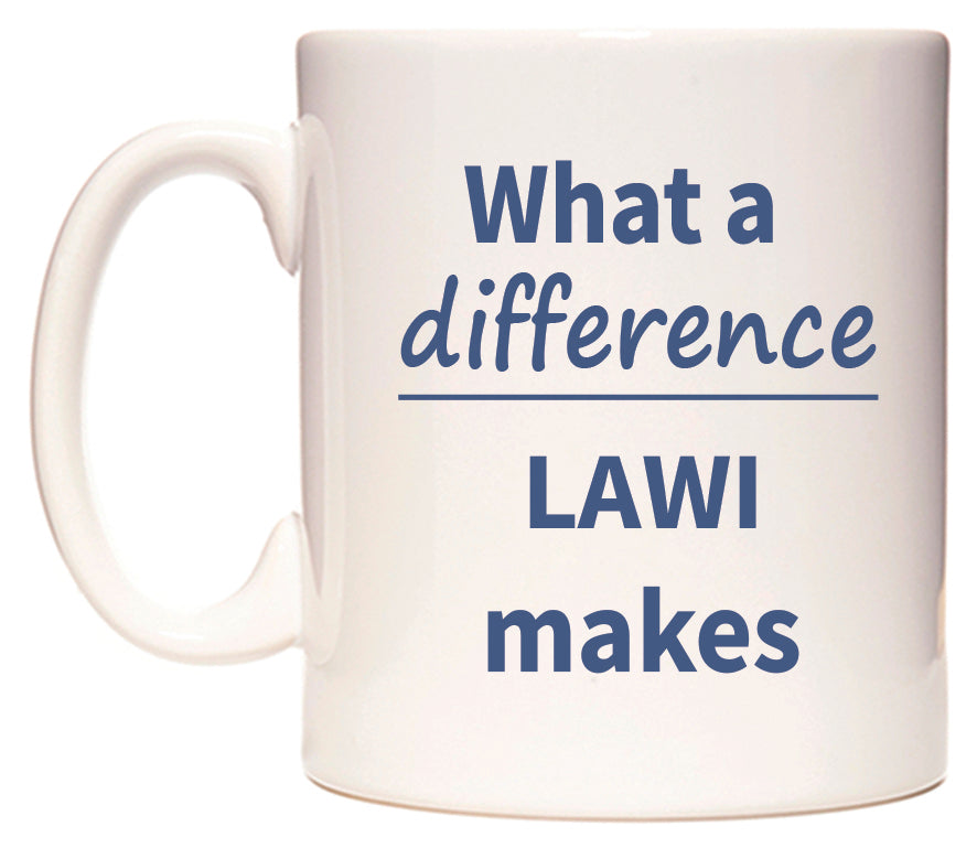 What a difference LAWI makes Mug