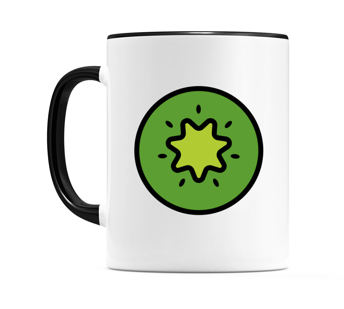 Kiwi Fruit Emoji Mug