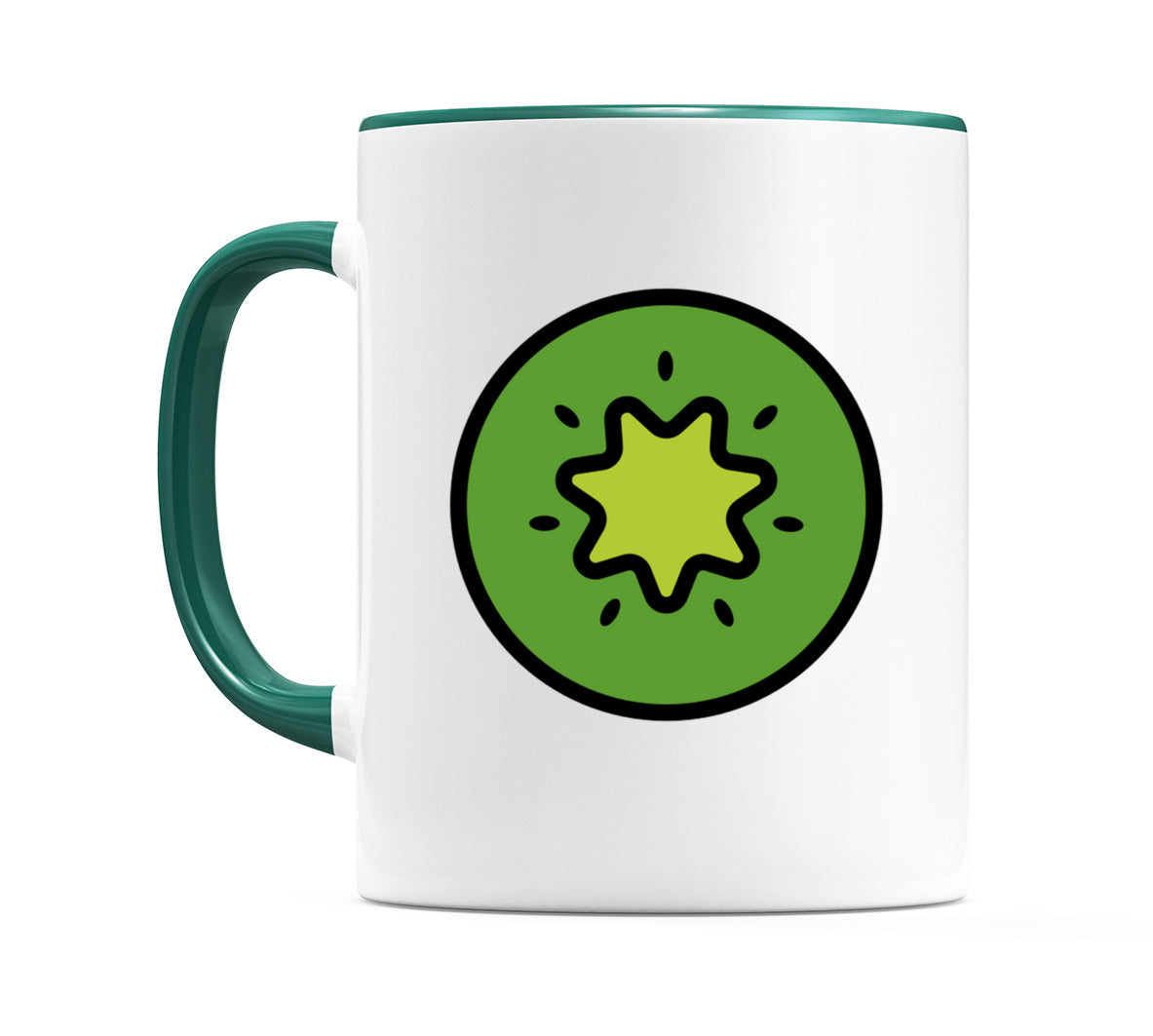 Kiwi Fruit Emoji Mug