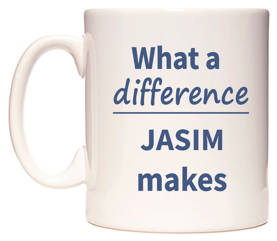 What a difference JASIM makes Mug