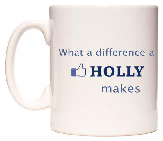 What A Difference A Holly Makes Mug