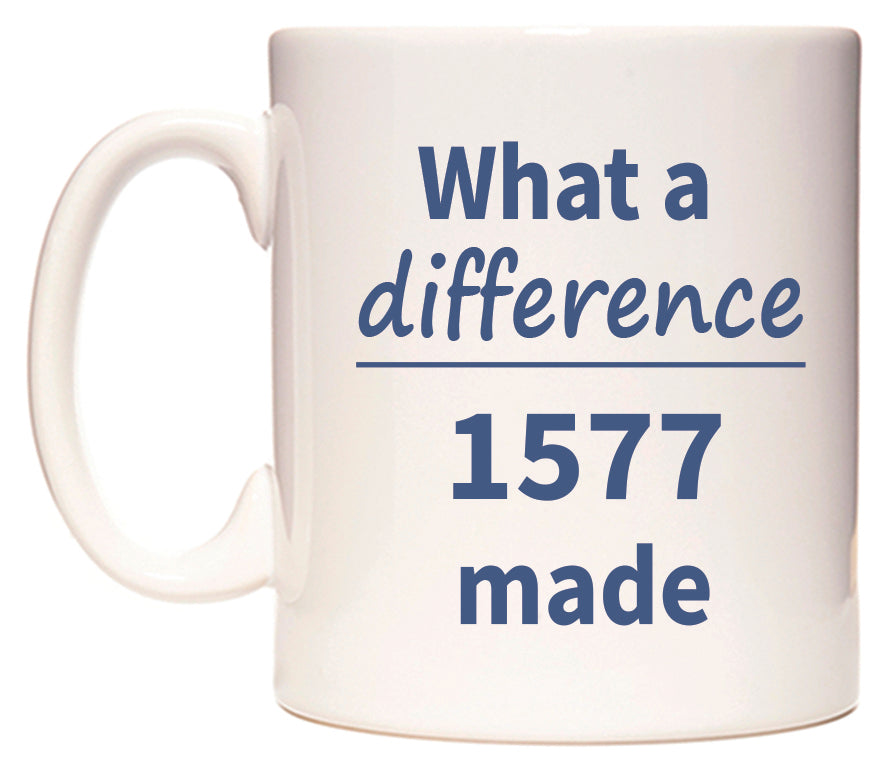 What a difference 1577 made Mug