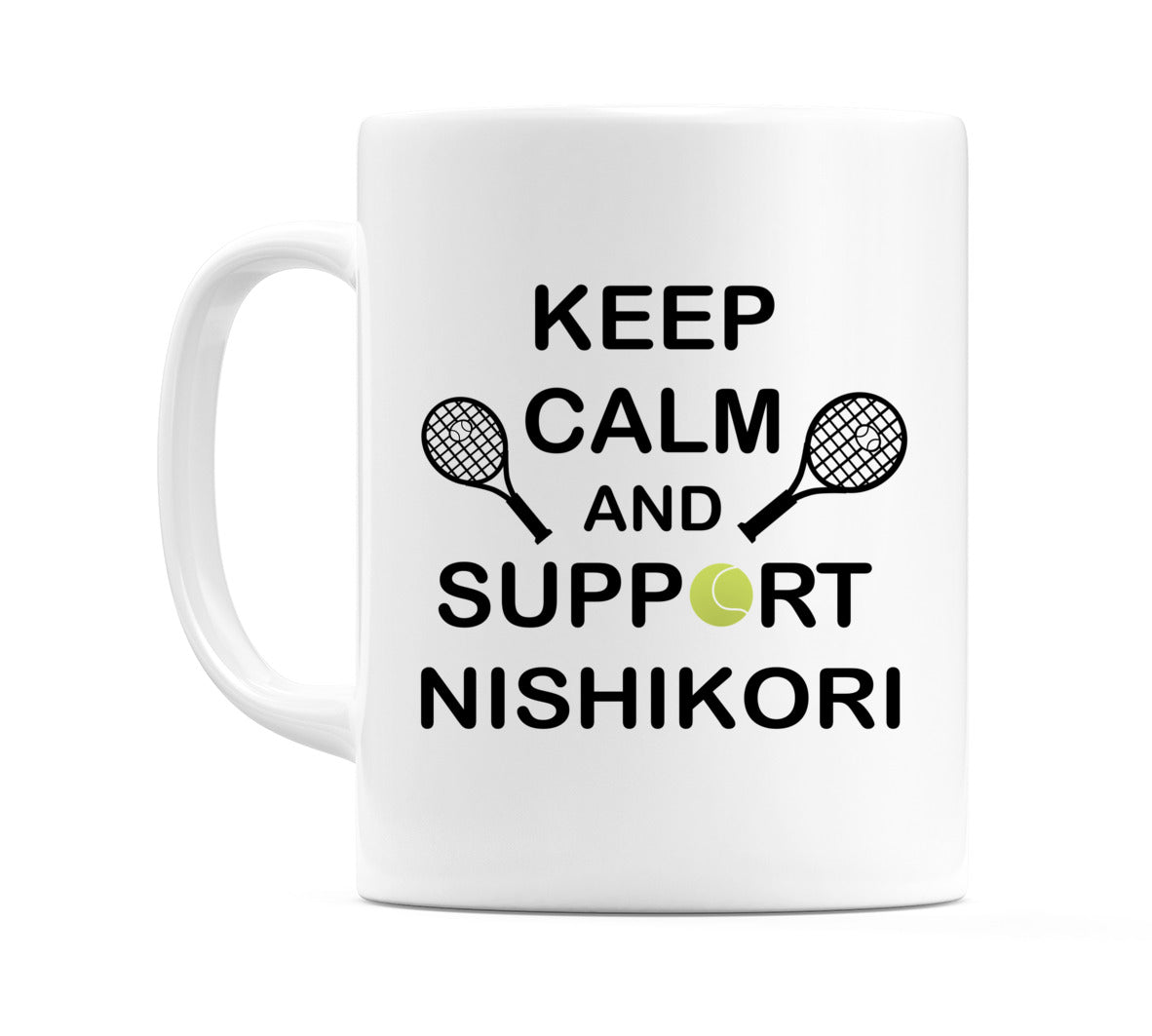 Keep Calm And Support Nishikori Mug