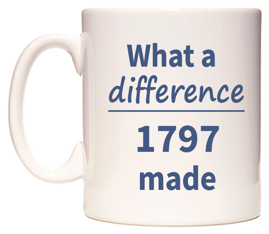 What a difference 1797 made Mug