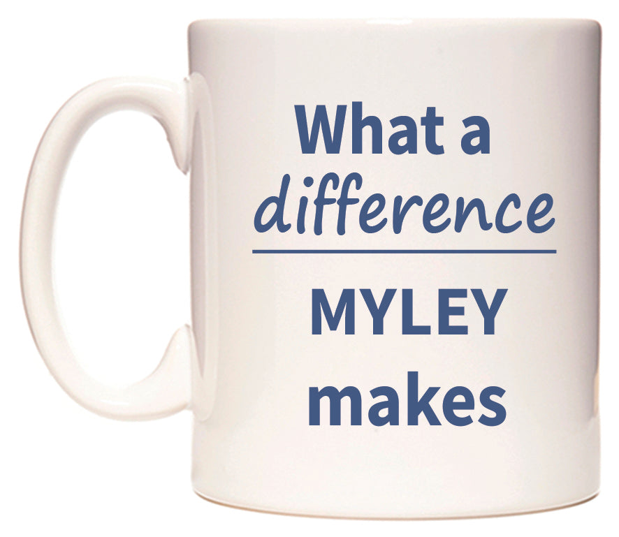 What a difference MYLEY makes Mug
