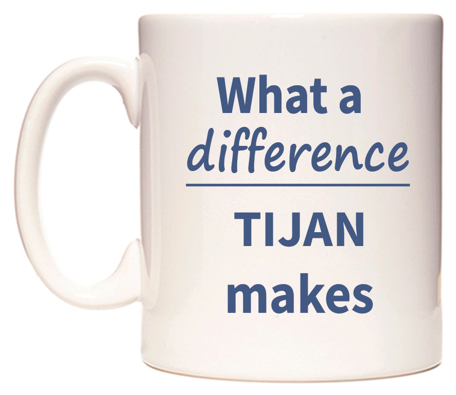 What a difference TIJAN makes Mug