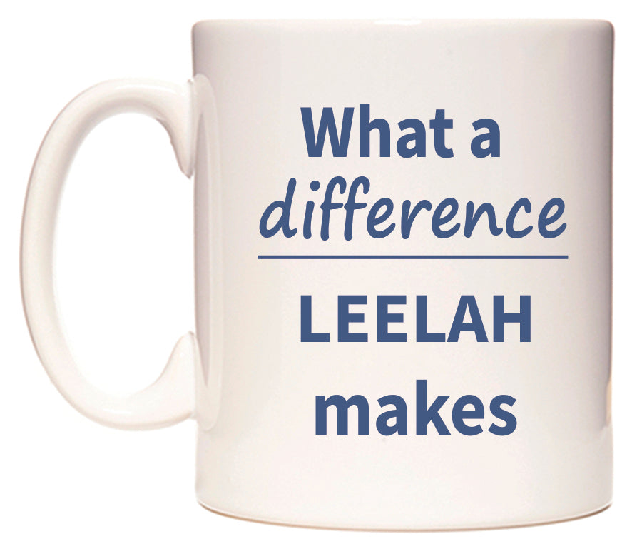 What a difference LEELAH makes Mug