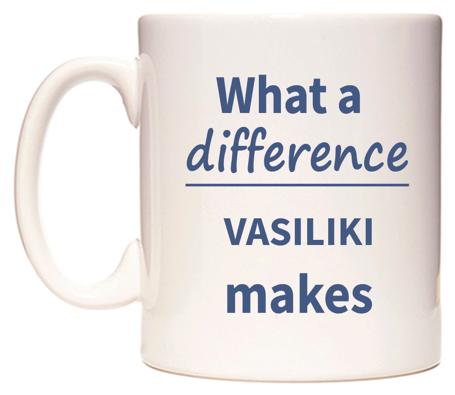 What a difference VASILIKI makes Mug