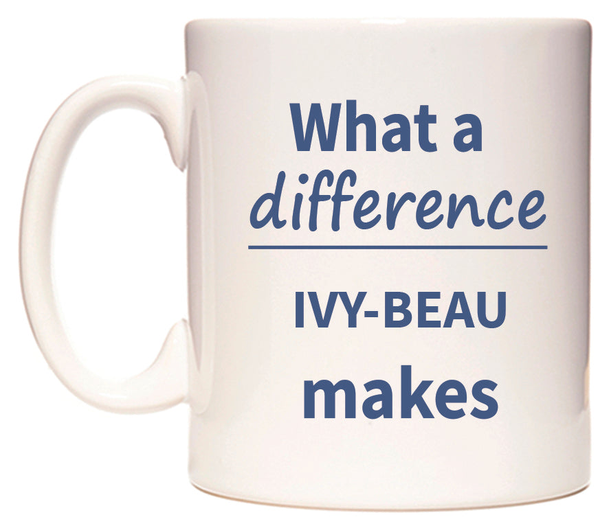 What a difference IVY-BEAU makes Mug