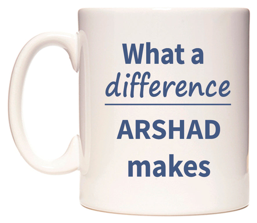 What a difference ARSHAD makes Mug