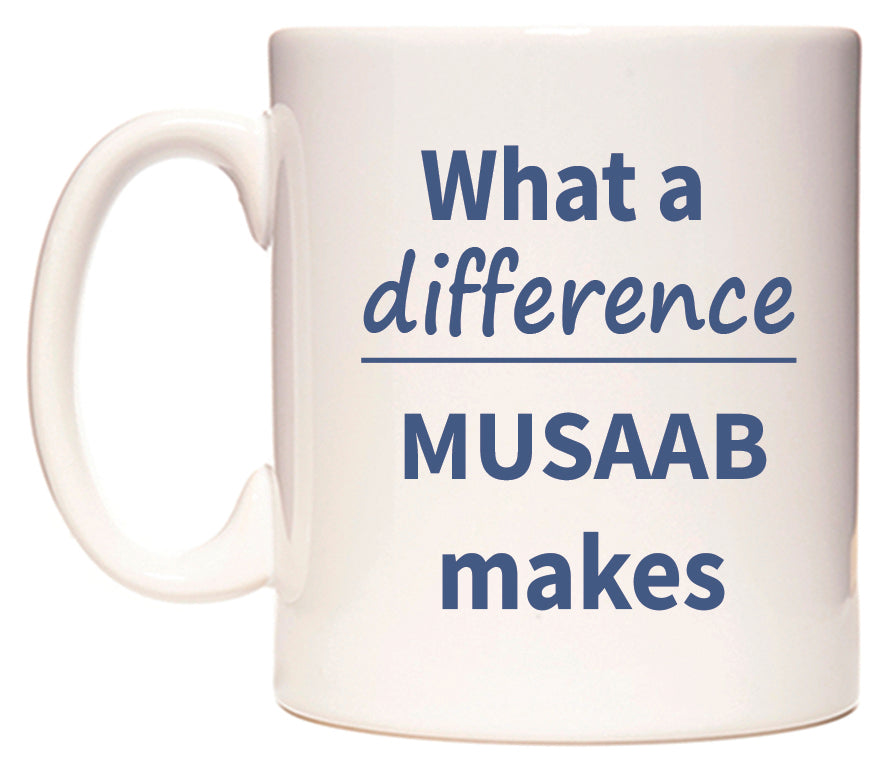 What a difference MUSAAB makes Mug