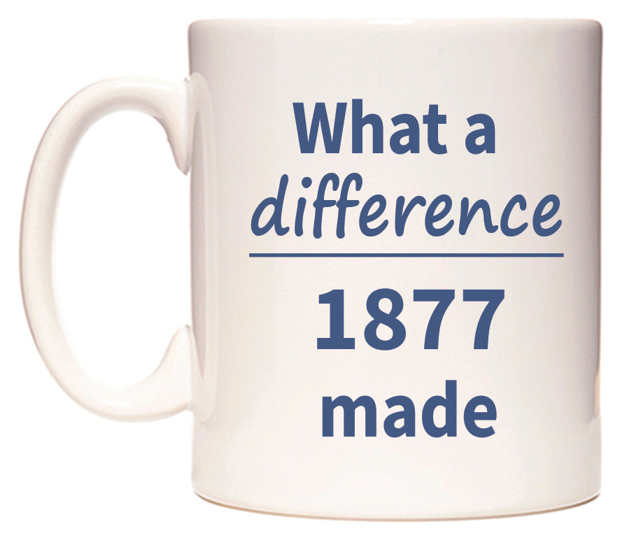What a difference 1877 made Mug