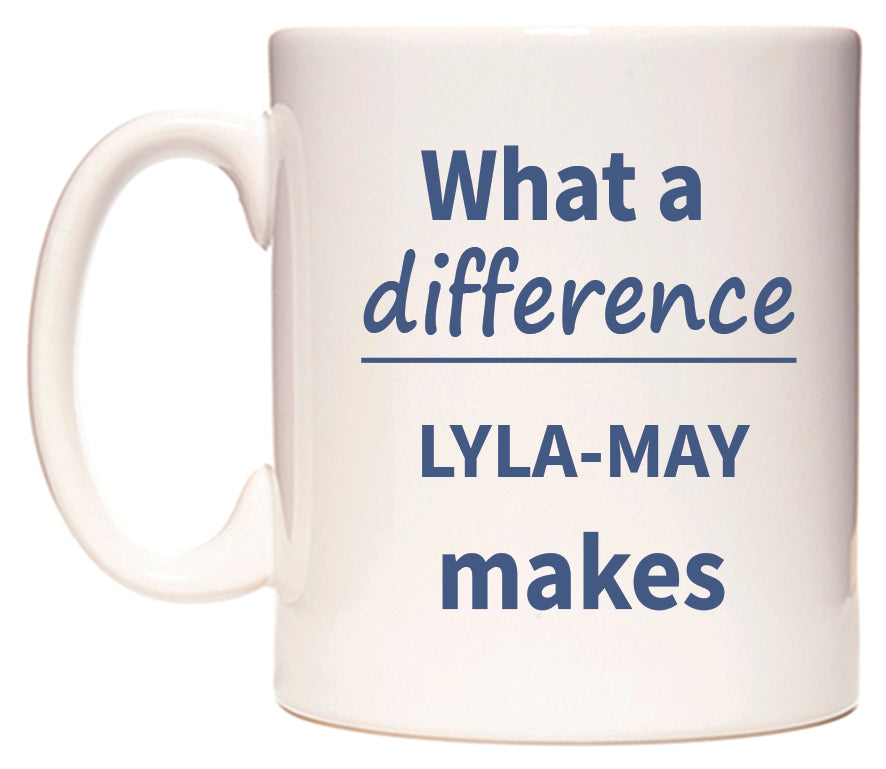 What a difference LYLA-MAY makes Mug