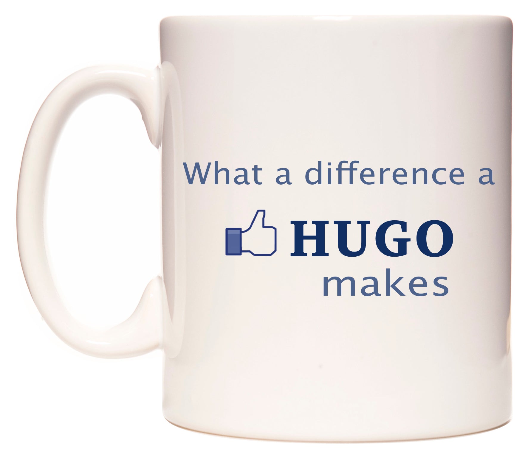 What A Difference A Hugo Makes Mug