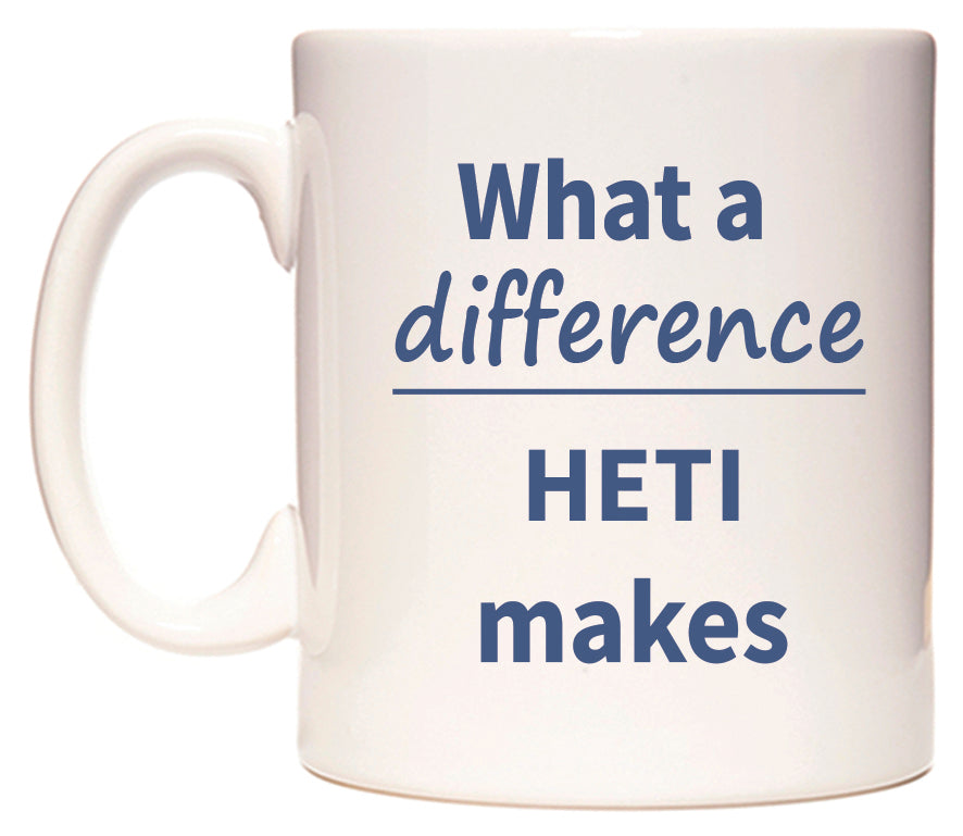 What a difference HETI makes Mug