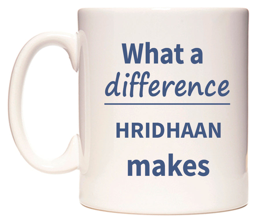 What a difference HRIDHAAN makes Mug